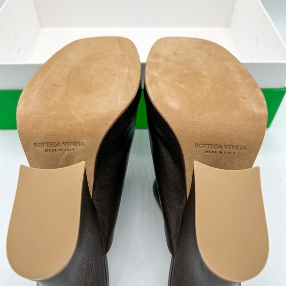 Bottega Veneta Platform Brown Leather Sandals Size 39.5 - Picture 9 of 9